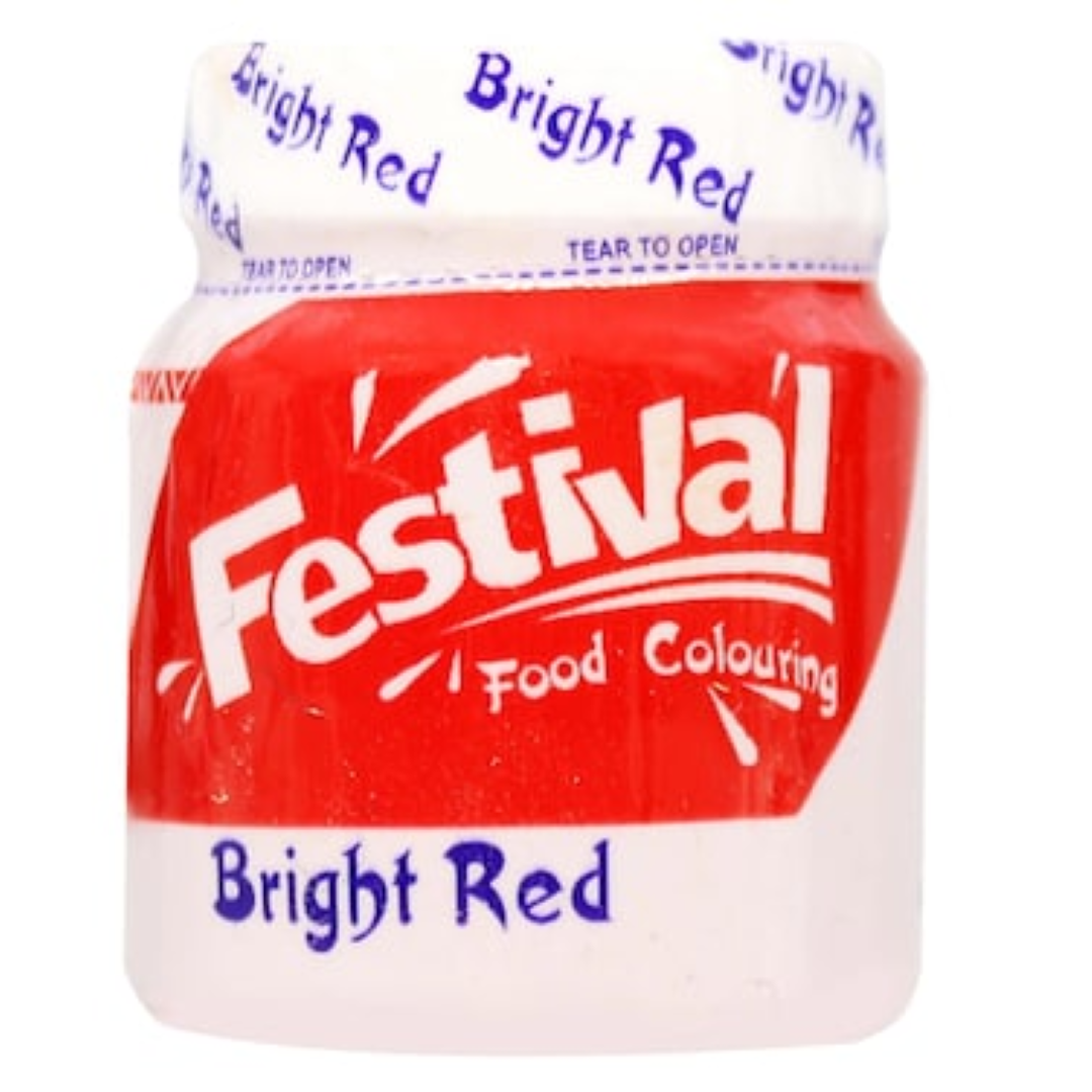 FESTIVAL COL BRIGHT RED 10G